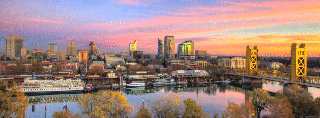 Sacramento skyline, illustrating how a 2026 Sacramento Brand Refresh can benefit your business.