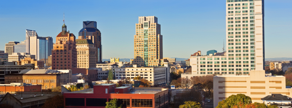 Sacramento skyline, illustrating how important it is to set up your Sacramento Marketing Budget for 2026.